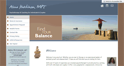 Desktop Screenshot of ahutchinsontherapy.com