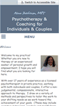 Mobile Screenshot of ahutchinsontherapy.com